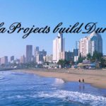 Durban beach with highrise buildings in the background on a clear day