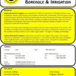 List of services of Proline Borehole Services in Gauteng and Western Cape