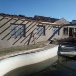 House with roof rafters being replaced by Nazareth in Durban