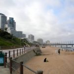 Umhlanga beach sand and walkway