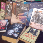 ten books on show at Bookworm Bargains in Upper Highway KZN