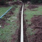 White water pipe baing laid in the ground by FixAll in Westville