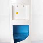 White and blue Water Dispenser from Agua e Vida in Groenkloof Pretoria