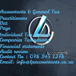 Licit logo and list of services in blue on dark blue background