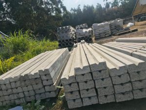 construction pillars at Ngwane General Trading in Port Edward 1